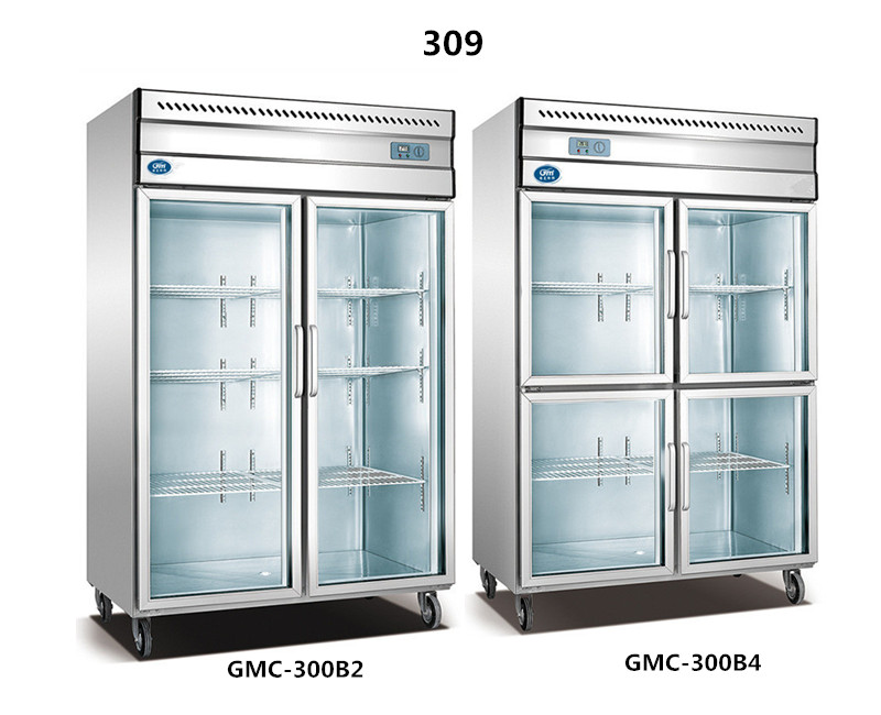 309玻璃门单温厨房冷柜（标准款）